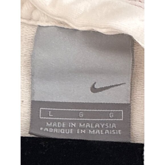 Nike Air Jacket Womens Athletic Hoodie White Size Large multicolor logo letters - Picture 5 of 9